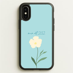 Baby Blue Mum Est  - Mother's Day Phone Case for iPhone X / XS
