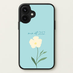 Baby Blue Mum Est Phone Case for iPhone 17