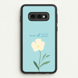 Baby Blue Mum Est  - Mother's Day Phone Case for Galaxy S10e