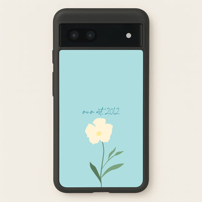 Baby Blue Mum Est  - Mother's Day Phone Case for Google Pixel 7a