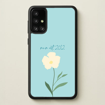 Baby Blue Mum Est  - Mother's Day Phone Case for Galaxy A71