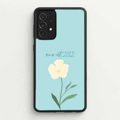 Baby Blue Mum Est  - Mother's Day Phone Case for Galaxy A52 / A52s