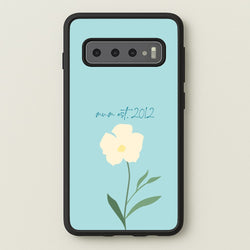 Baby Blue Mum Est  - Mother's Day Phone Case for Galaxy S10