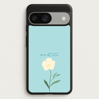 Baby Blue Mum Est  - Mother's Day Phone Case for Google Pixel 9 / 9 Pro