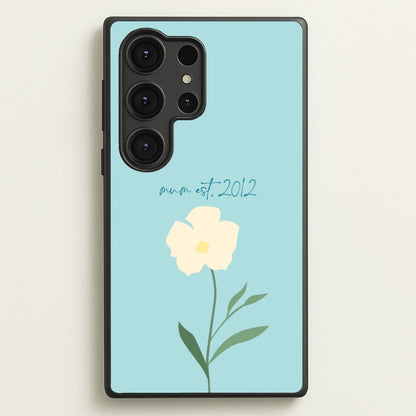 Baby Blue Mum Est  - Mother's Day Phone Case for Galaxy S25 Ultra
