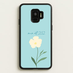 Baby Blue Mum Est  - Mother's Day Phone Case for Galaxy S9