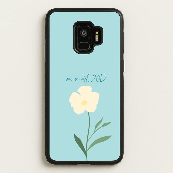Baby Blue Mum Est  - Mother's Day Phone Case for Galaxy S9