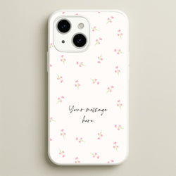 Floral Personalised Message  - Mother's Day Phone Case for iPhone 14 Plus