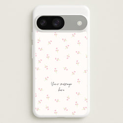 Floral Personalised Message  - Mother's Day Phone Case for Google Pixel 9 / 9 Pro