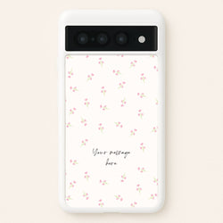 Floral Personalised Message  - Mother's Day Phone Case for Google Pixel 7 Pro