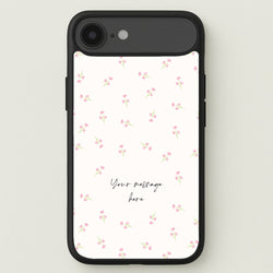 Floral Personalised Message Phone Case for iPhone 17 Air