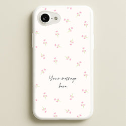 Floral Personalised Message  - Mother's Day Phone Case for iPhone 16e
