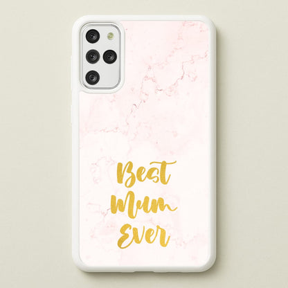 Golden Best Mum Ever  - Mother's Day Phone Case for Galaxy S20 Plus