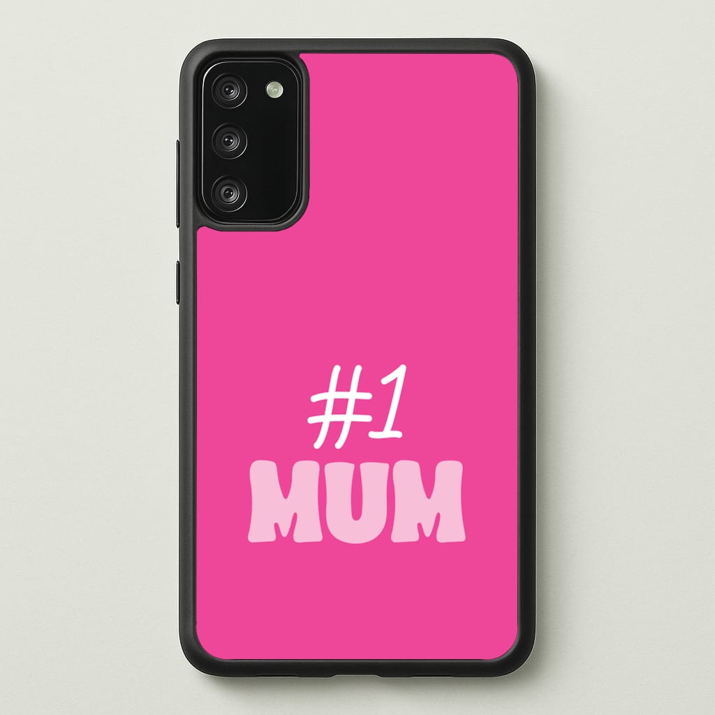 Number One Mum  - Mother's Day Phone Case for Galaxy S20FE