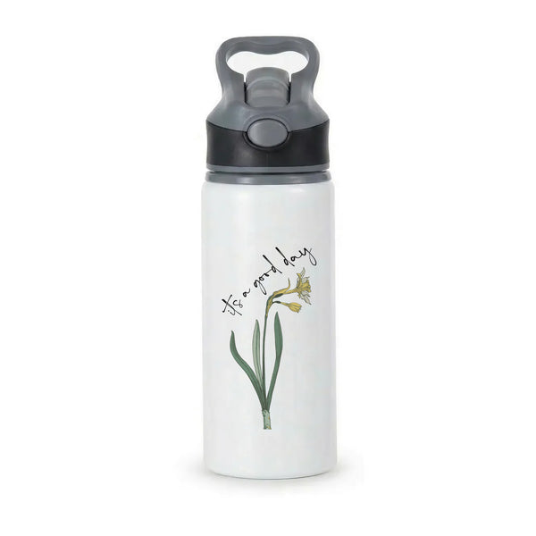 It's A Good Day Active Water Bottle - Black