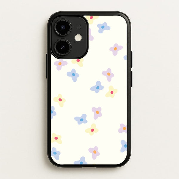 Pastel Flowers Pattern  - Mother's Day Phone Case for iPhone 12 / 12 Pro
