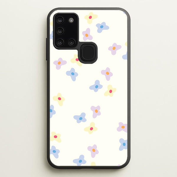 Pastel Flowers Pattern  - Mother's Day Phone Case for Galaxy A21s