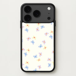 Pastel Flowers Pattern Phone Case for iPhone 17 Pro