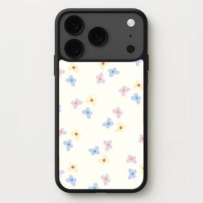 Pastel Flowers Pattern Phone Case for iPhone 17 Pro