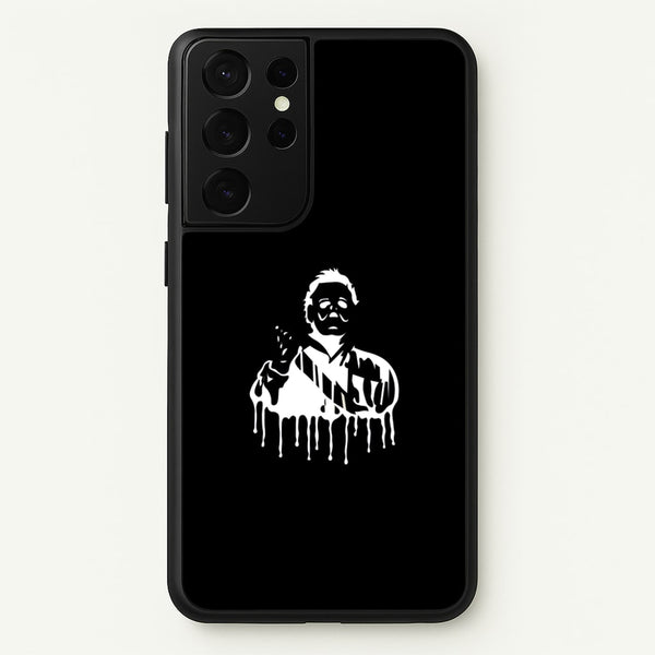 Black & White - Myers  - Michael Myers Phone Case for Galaxy S21 Ultra