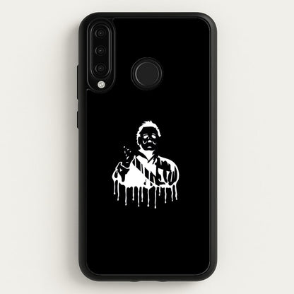 Black & White - Myers  - Michael Myers Phone Case for Huawei P30 Lite