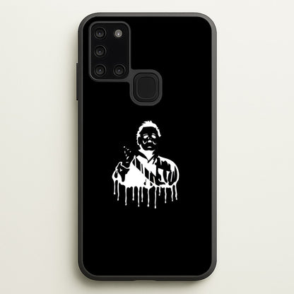 Black & White - Myers  - Michael Myers Phone Case for Galaxy A21s