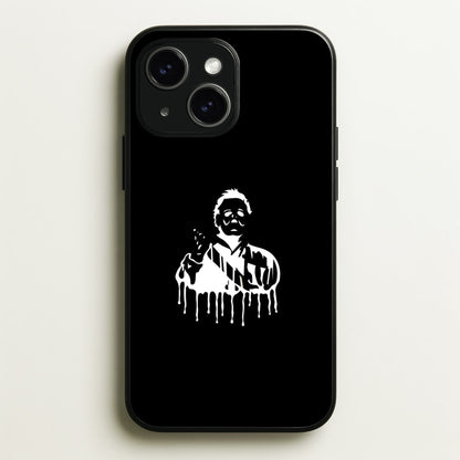 Black & White - Myers  - Michael Myers Phone Case for iPhone 15 Plus
