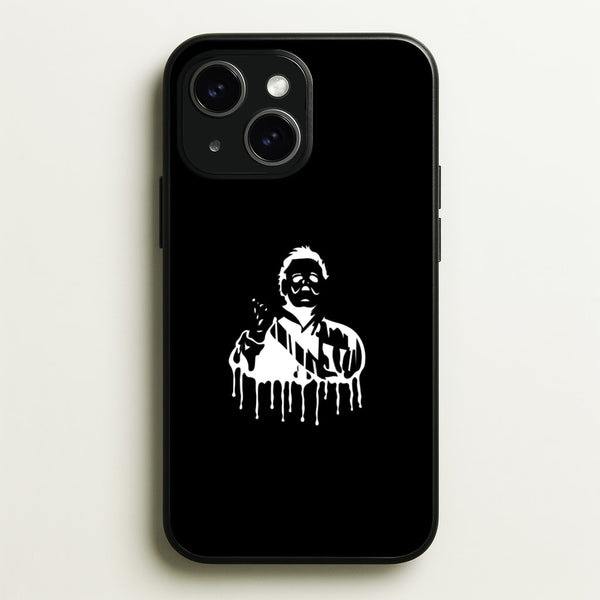 Black & White - Myers  - Michael Myers Phone Case for iPhone 15
