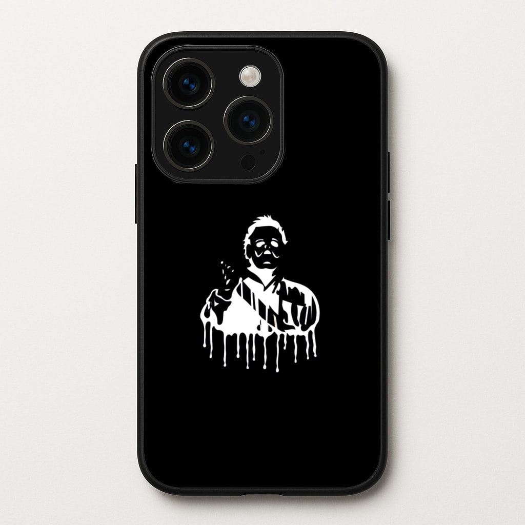Black & White - Myers  - Michael Myers Phone Case for iPhone 15 Pro