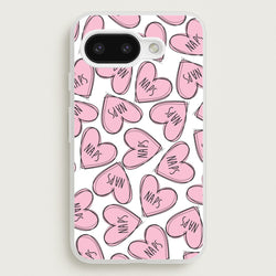 Nap Hearts, Tumblr Inspired  -  Phone Case for Google Pixel 9a