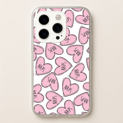 Nap Hearts, Tumblr Inspired  -  Phone Case for iPhone 15 Pro Max