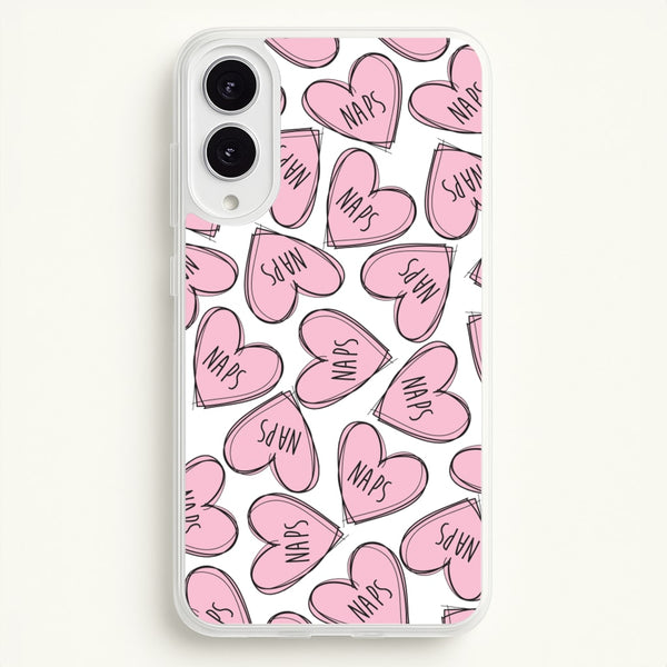 Nap Hearts, Tumblr Inspired  -  Phone Case for Galaxy S25 Edge