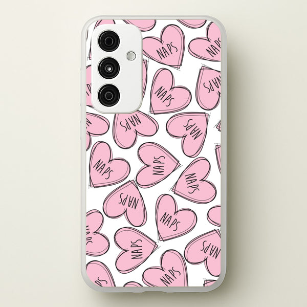 Nap Hearts, Tumblr Inspired  -  Phone Case for Galaxy A35
