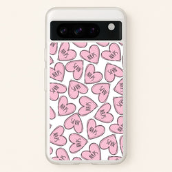 Nap Hearts, Tumblr Inspired  -  Phone Case for Google Pixel 8 Pro