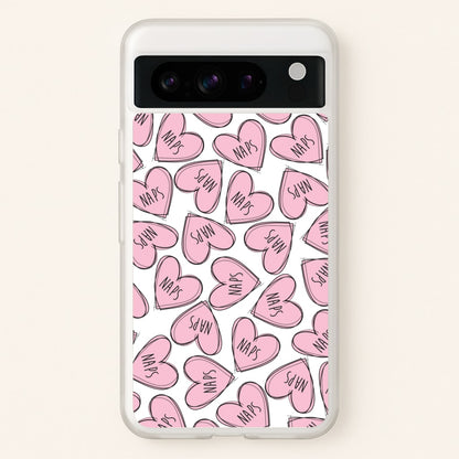 Nap Hearts, Tumblr Inspired  -  Phone Case for Google Pixel 8 Pro