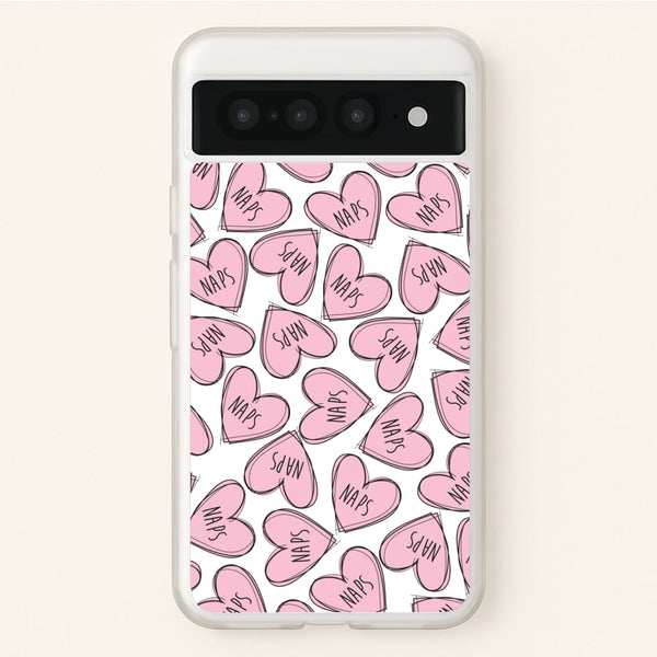 Nap Hearts, Tumblr Inspired  -  Phone Case for Google Pixel 7 Pro