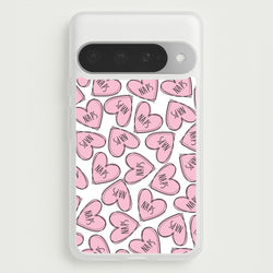 Nap Hearts, Tumblr Inspired Phone Case for Google Pixel 10 Pro XL