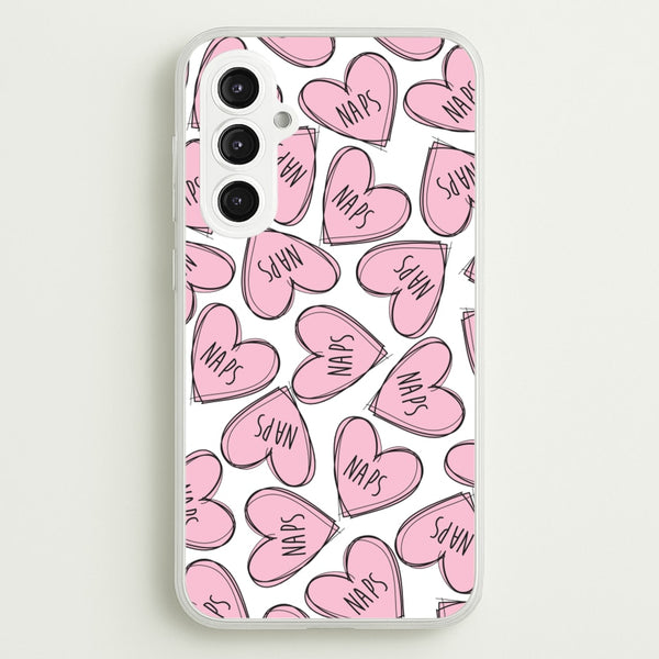 Nap Hearts, Tumblr Inspired  -  Phone Case for Galaxy S23FE