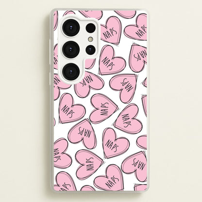Nap Hearts, Tumblr Inspired  -  Phone Case for Galaxy S25 Ultra