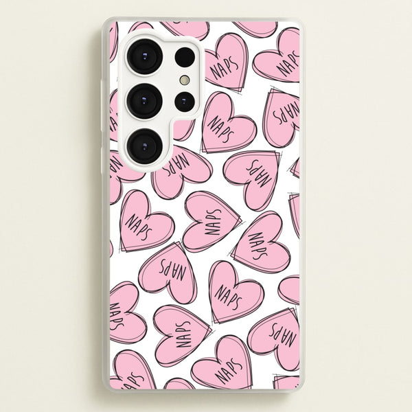 Nap Hearts, Tumblr Inspired  -  Phone Case for Galaxy S25 Ultra