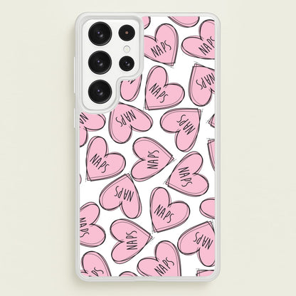 Nap Hearts, Tumblr Inspired  -  Phone Case for Galaxy S22 Ultra