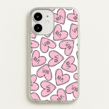 Nap Hearts, Tumblr Inspired  -  Phone Case for iPhone 12 Mini