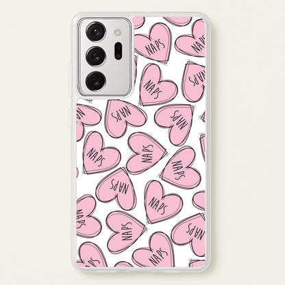 Nap Hearts, Tumblr Inspired  -  Phone Case for Galaxy Note 20 Ultra