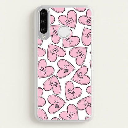 Nap Hearts, Tumblr Inspired  -  Phone Case for Huawei P30 Lite