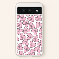 Nap Hearts, Tumblr Inspired  -  Phone Case for Google Pixel 8a