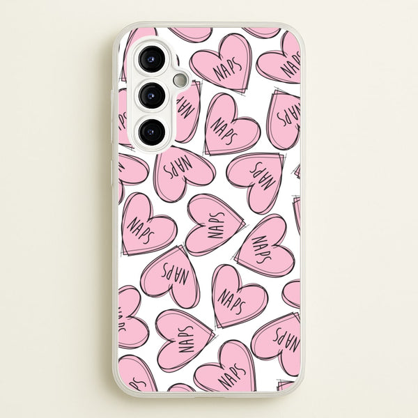 Nap Hearts, Tumblr Inspired  -  Phone Case for Galaxy A54
