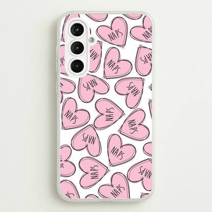 Nap Hearts, Tumblr Inspired  -  Phone Case for Galaxy A16