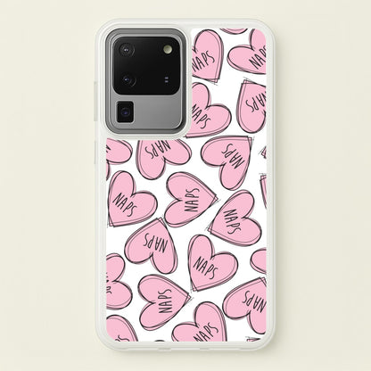 Nap Hearts, Tumblr Inspired  -  Phone Case for Galaxy S20 Ultra