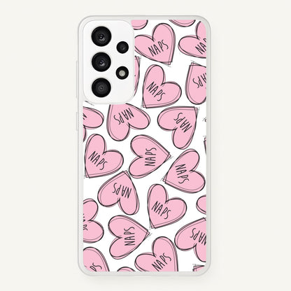 Nap Hearts, Tumblr Inspired  -  Phone Case for Galaxy A33