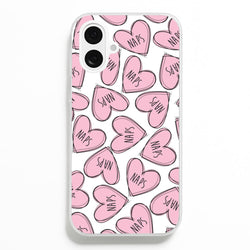 Nap Hearts, Tumblr Inspired  -  Phone Case for iPhone 16 Plus